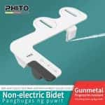 PHITO Non-Electric Bidet Toilet Attachment, Dual Self-Cleaning Nozzle Ultra Thin Bidet Seat Accessory - 图片 2