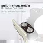 PHITO Non-Electric Bidet Attachment with Built-in Phone Holder, Single Cold Water Dual Self-Cleaning Nozzle Toilet Bidet - 图片 3