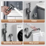 Matte Gun Grey Toilet Spray Gun Kit - 图片 4