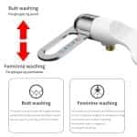 PHITO Non-Electric Bidet Toilet Attachment, Dual Nozzle Self-Cleaning Bidet Sprayer - 图片 3