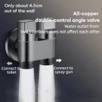 Matte Gun Grey Toilet Spray Gun Kit - 图片 5
