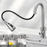 PHITO 5mm Thickened 304 Stainless Steel Multifunctional Kitchen Sink - Rice Grain Embossed - Image 9